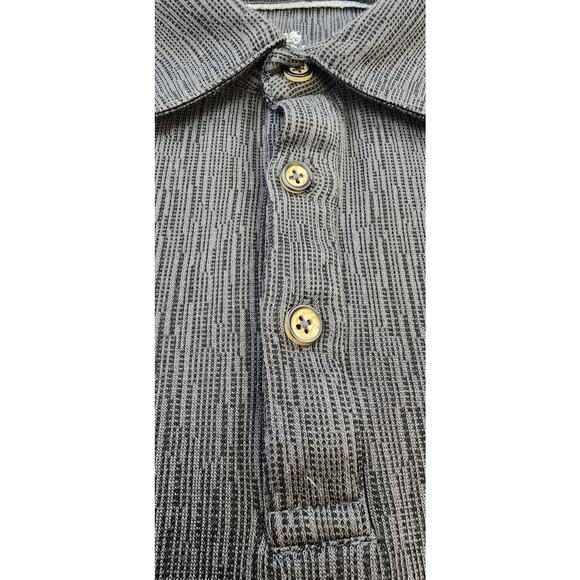 Nat Nast Shirt Mens Small Grey Performance Polo Short Sleeve Classic Casual - Picture 7 of 11